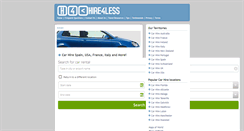 Desktop Screenshot of hire4less.com