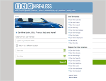 Tablet Screenshot of hire4less.com